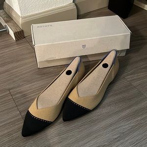 BRAND NEW IN BOX Rothy’s Camel Captoe